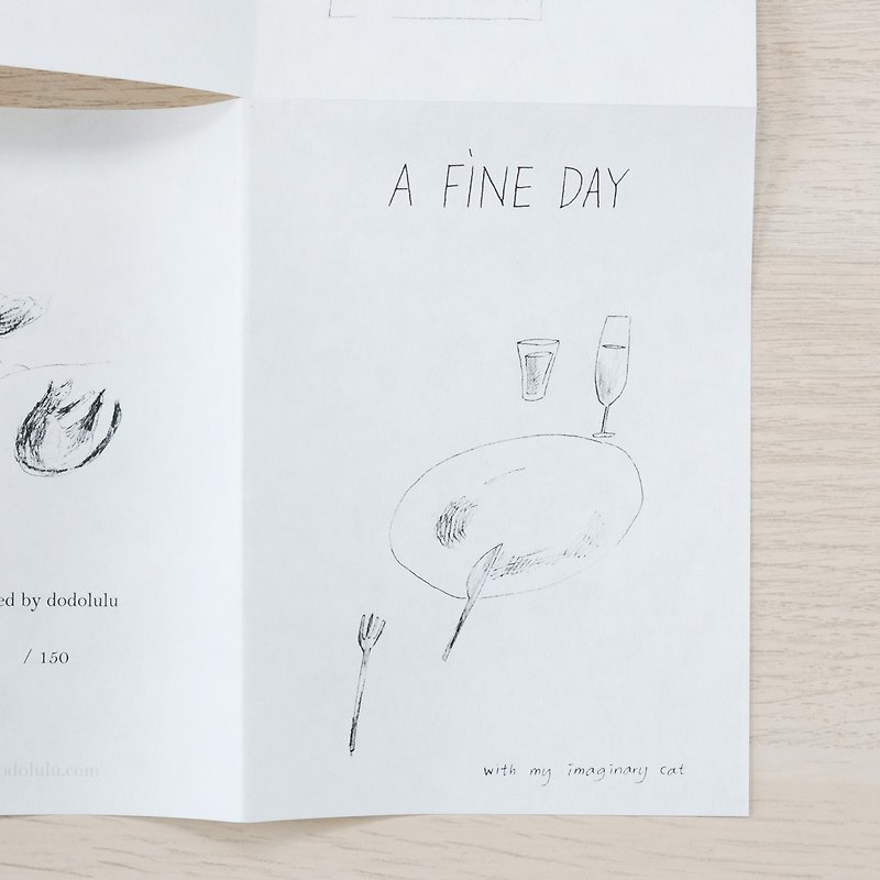 Zine - A Fine Day | 小志 | 小书 | 插画 画册画集 | dodolulu - 刊物/书籍 - 纸 