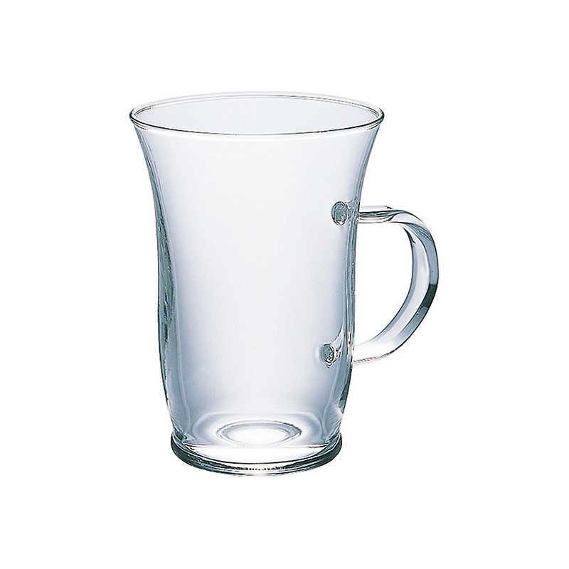 可微波曲线玻璃杯240 - 咖啡杯/马克杯 - 玻璃 透明