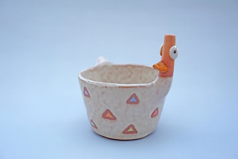 Duck ceramic plant pot , cactus ,bonsai , handmade ceramic - 植栽/盆栽 - 陶 多色