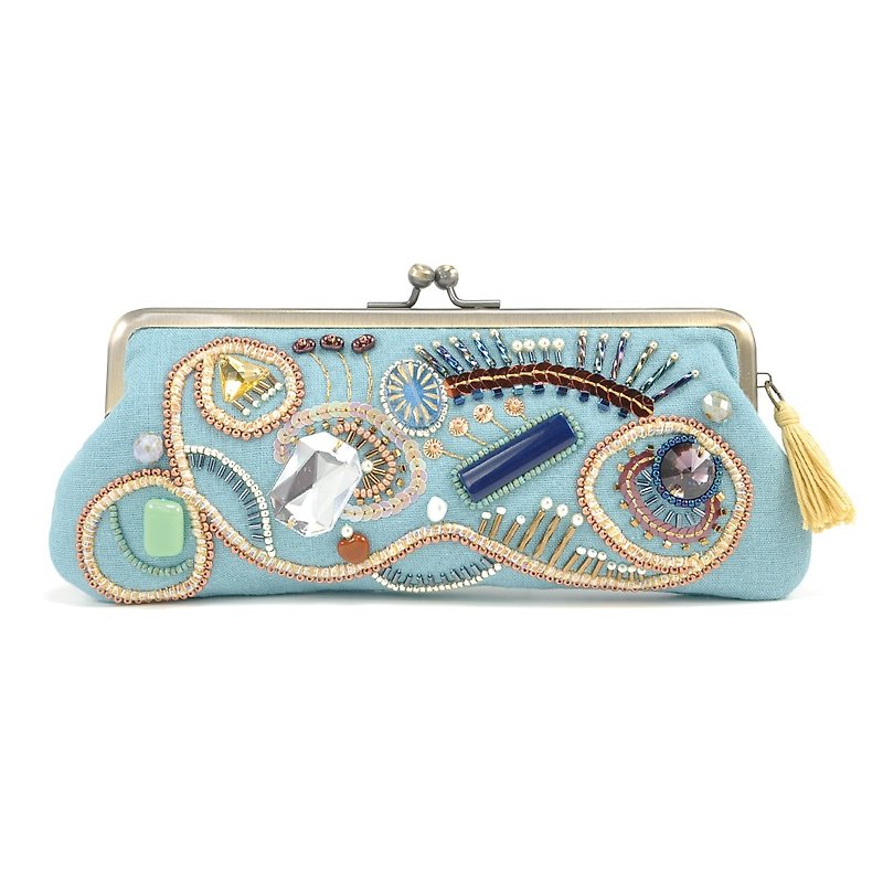 Sparkle and statement gasses and pen case, light blue sunglasses case, 5 - 铅笔盒/笔袋 - 塑料 蓝色
