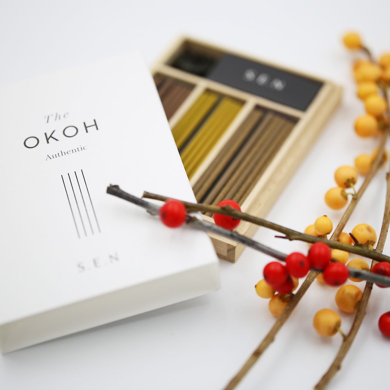 The OKOH Authentic | 3 种超高级香木线香 x 线香盘礼品组