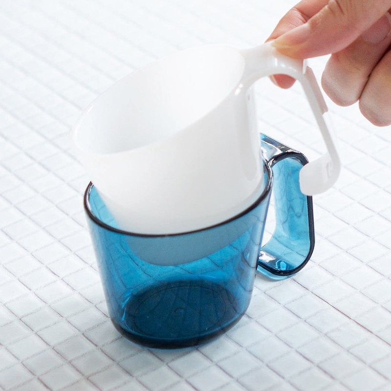 日本OKA PLYS base晶透风倒立快干可挂式漱口杯-4色可选 - 卫浴用品 - 塑料 多色