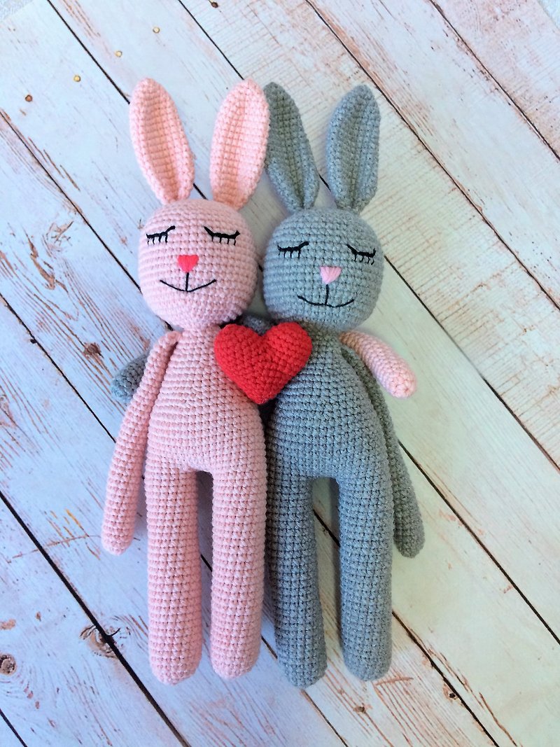 Crochet amigurumi pattern bunny plush - 手工艺教程/工具书 - 其他材质 