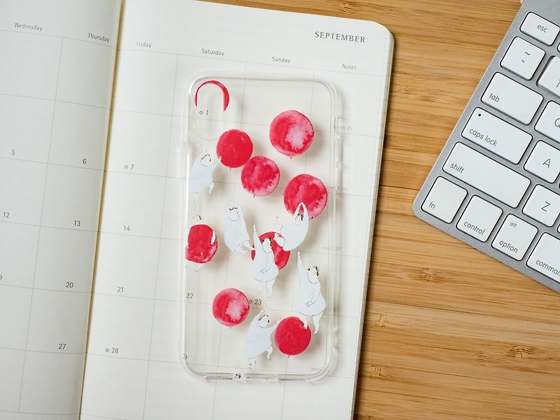 红气球 | 透明手机壳 iPhone 各型号 | dodolulu - 手机壳/手机套 - 塑料 透明