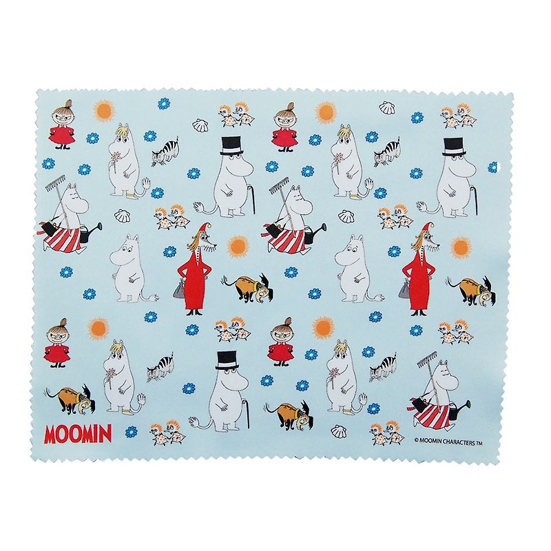 Moomin授权 - 光学拭镜布【欢乐Moomin】 - 眼镜盒/眼镜布 - 其他材质 蓝色