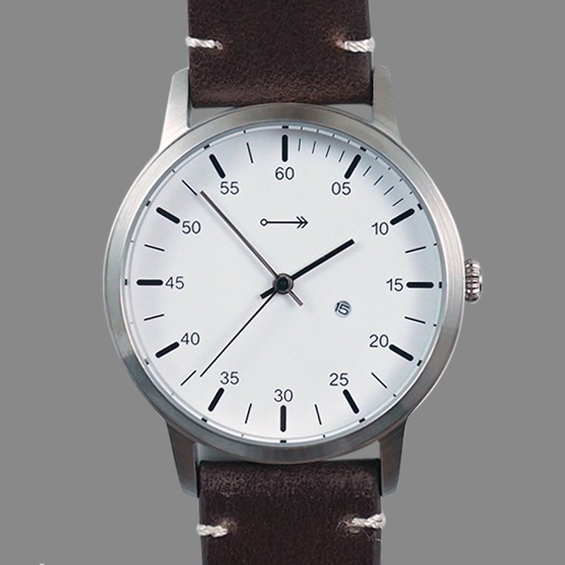 Vintage Mark One (Modern Vintage Watch) - White Dial - 男表/中性表 - 其他金属 多色