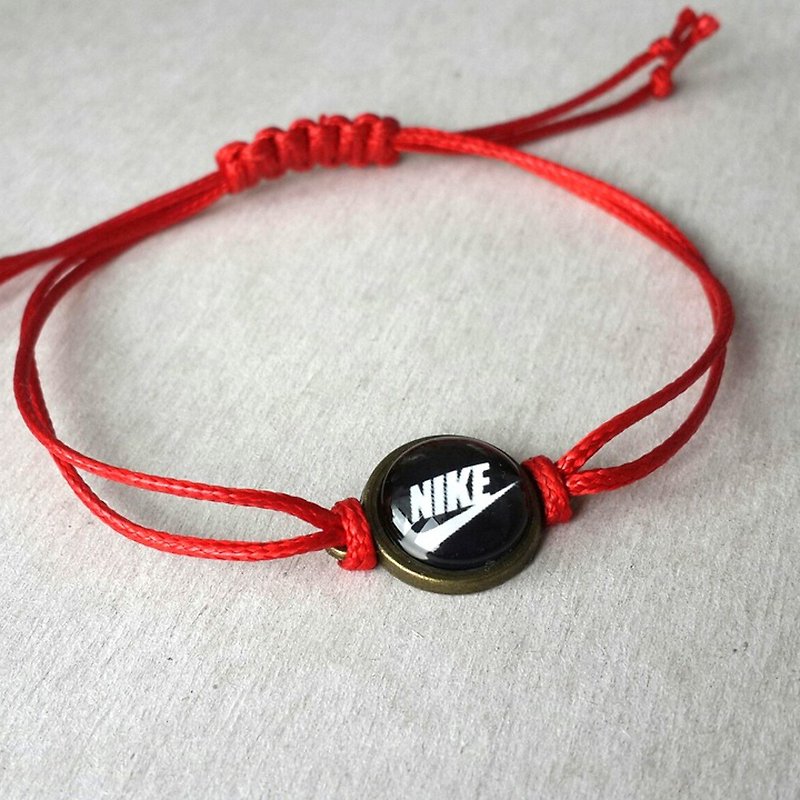 Nike Wax Cord Bracelet, Swoosh Bracelet - 手链/手环 - 不锈钢 