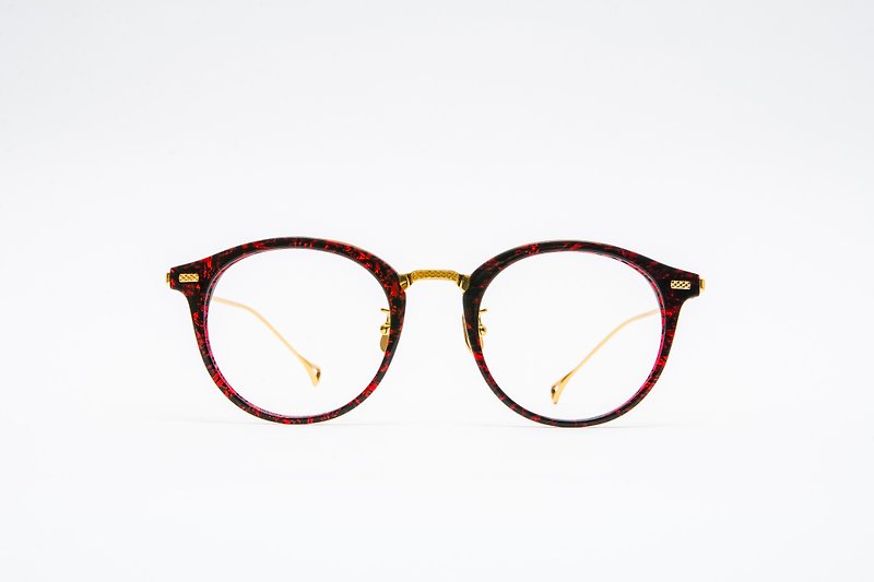 大圆框眼镜│加拿大设计-【库存出清限定】-红 - 眼镜/眼镜框 - 其他材质 黑色