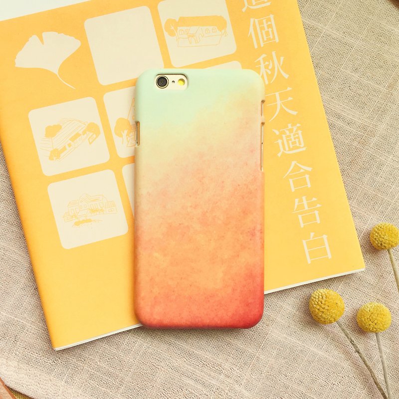 暖阳-手机壳 硬壳 iphone samsung sony htc zenfone oppo LG - 手机壳/手机套 - 塑料 橘色