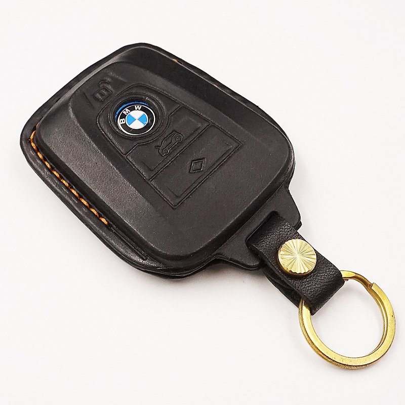 BMW i3 宝马 油电车 智能晶片 感应钥匙 皮套 钥匙皮套 钥匙包 - 钥匙链/钥匙包 - 真皮 黑色
