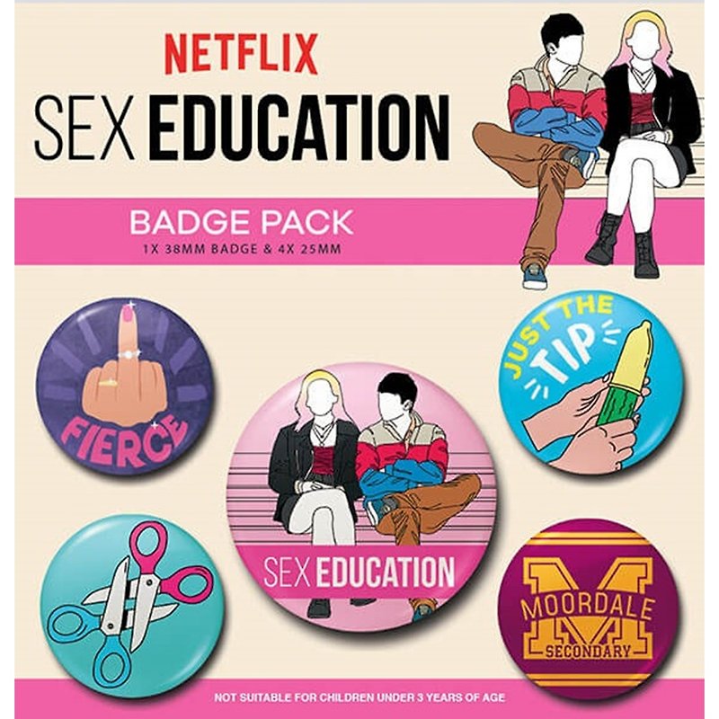 【性爱自修室】Sex Education英国进口徽章组 - 徽章/别针 - 其他材质 多色