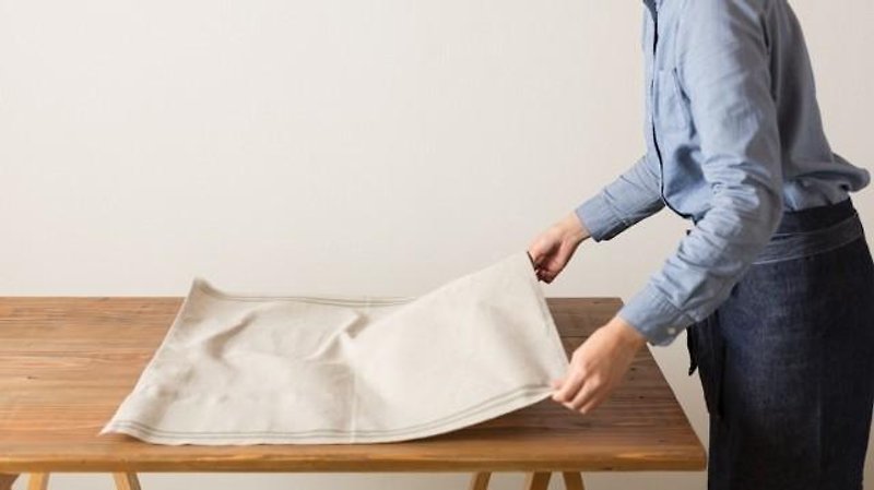 日本の職人が織るリネンマルチクロス 65×65cm　全１０色 - 餐垫/桌巾 - 棉．麻 卡其色