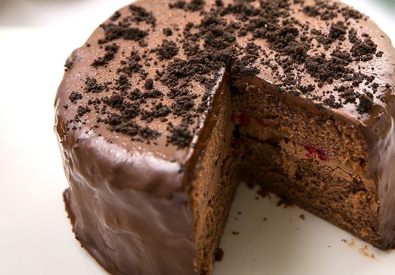 野莓夹心巧克力蛋糕 - 咸派/甜派 - 新鲜食材 
