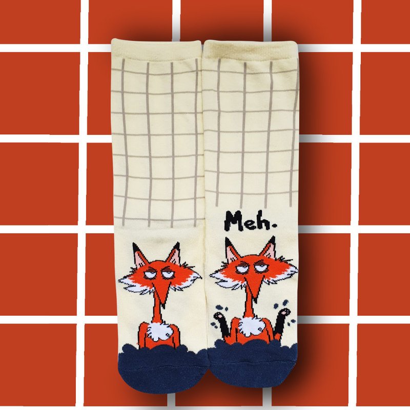 Meh fox socks - 其他 - 棉．麻 橘色