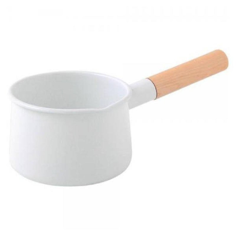 Kaico | 珐琅牛奶锅 S (15cm) - 厨房用具 - 珐琅 白色