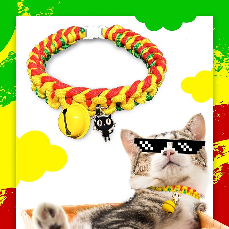 T2 Collar Handcrafted Cat Collar Dog Collar Pet Collar - 项圈/牵绳 - 其他材质 
