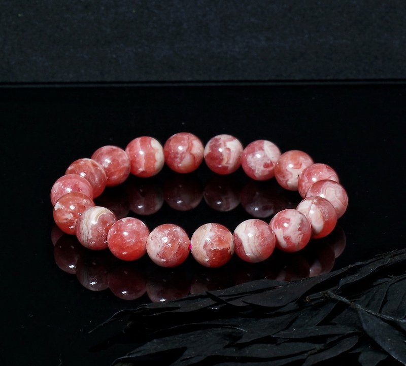 红纹石 11.2mm 水晶手链 ( Rhodochrosite 11.2mm Bracelet ) - 手链/手环 - 水晶 