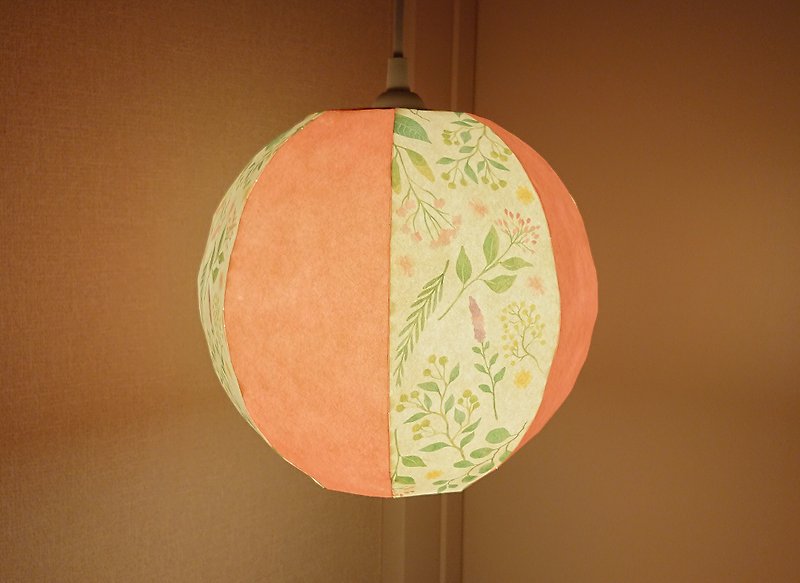 Temari吊坠灯罩日本纸灯罩 - 灯具/灯饰 - 纸 红色
