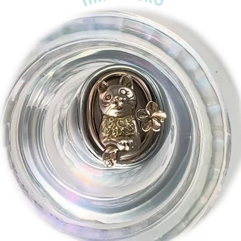 Mrs.Aリング,silver925,k18 gold ,brass - 戒指 - 其他金属 银色