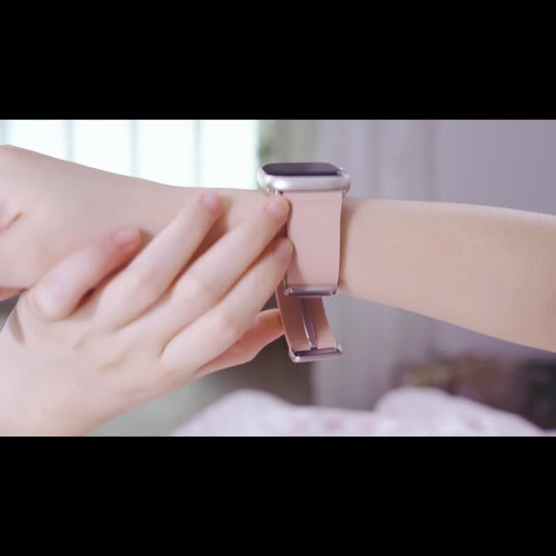 【悠游卡官方认证】Apple Watch 皮革悠游卡表带_超耐用软版晶片 - 数码小物 - 真皮 白色